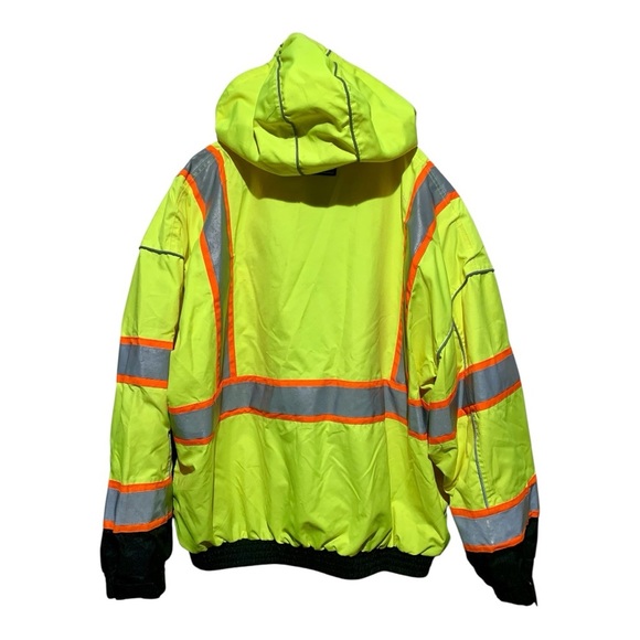 ML Kishigo High-Visibility Waterproof Jacket Size 4XL - Picture 3 of 7